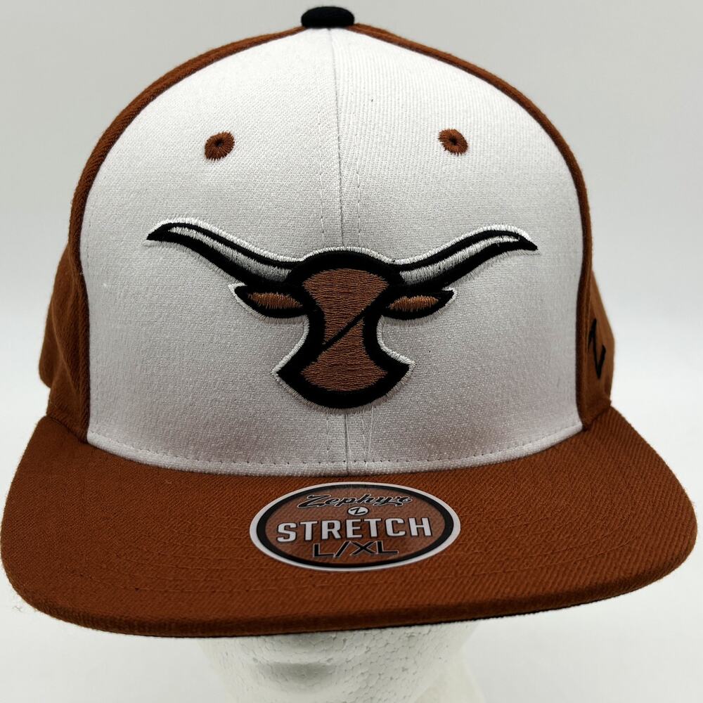 Zephyr Texas Longhorns Trucker Hat Mens L/XL Rust Baseball Cap NCAA College NWT